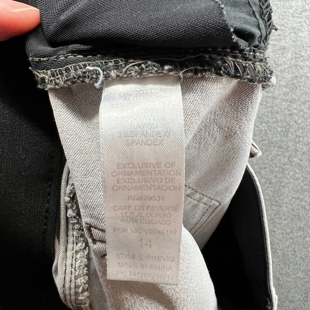 Wit & Wisdom Pants Womens 14 Brown Camo Ab-Solution Ankle Skimmer Utility Chic - Picture 7 of 12
